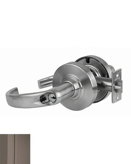 Schlage Commercial ND80RSPA613 oil rubbed bronze keyed showroom door lever