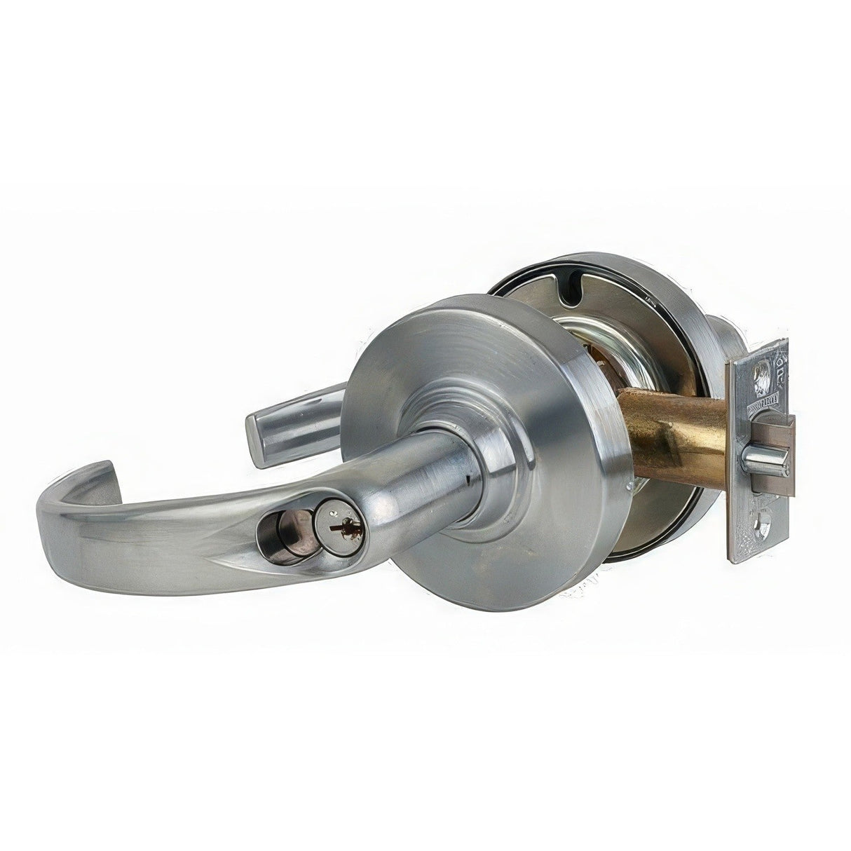 Schlage Commercial ND80RSPA626 satin chrome keyed showroom door lever