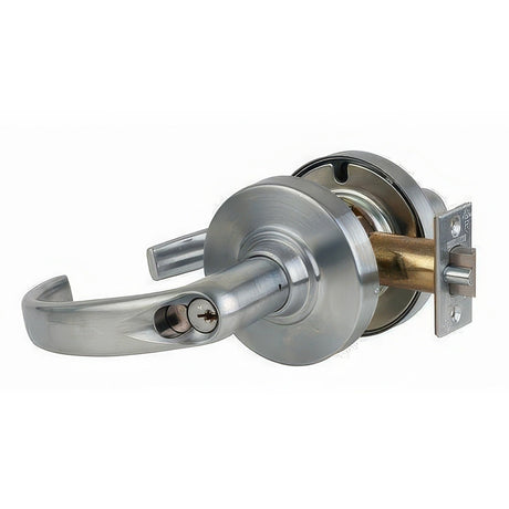 Schlage Commercial ND80RSPA626 satin chrome keyed showroom door lever
