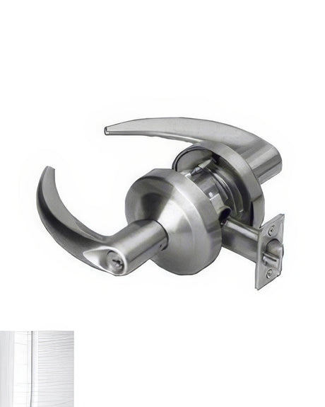 Schlage Commercial ND82CDTLR626 satin chrome institution lock door lever