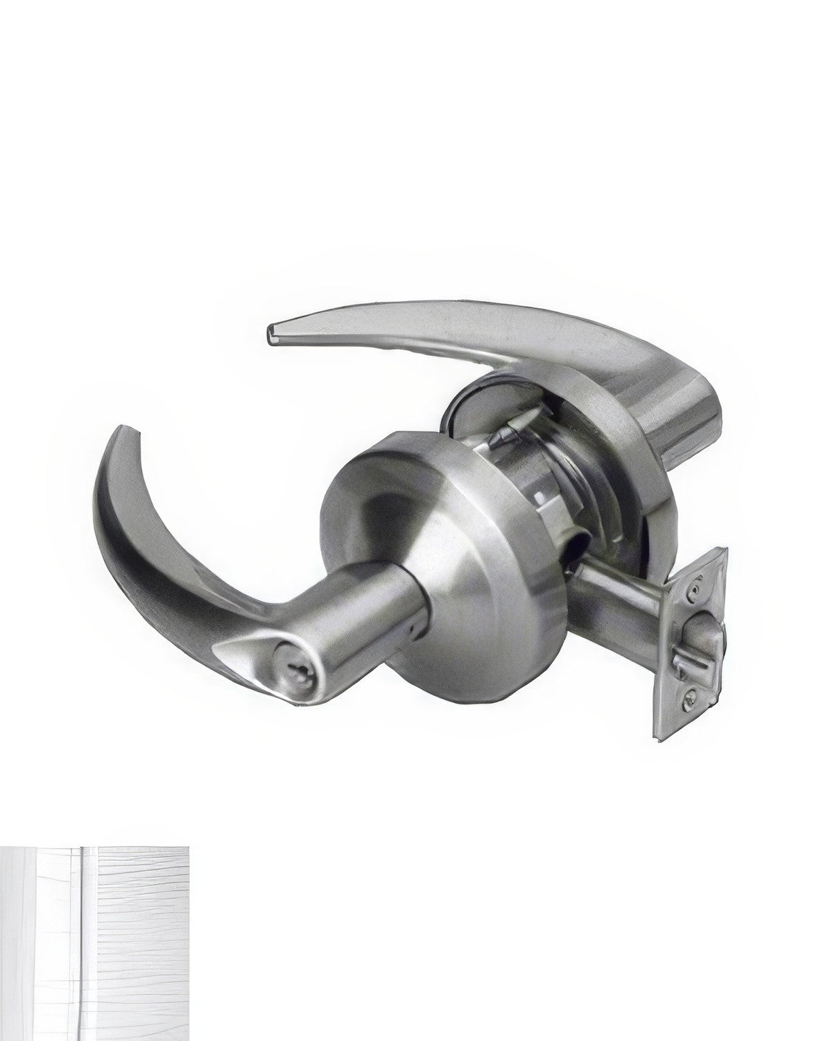 Schlage Commercial ND82CDTLR626 satin chrome institution lock door lever