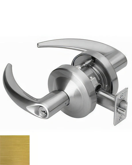 Schlage ND92BOME606 Omega keyed entry keyed entry door lever, additional view