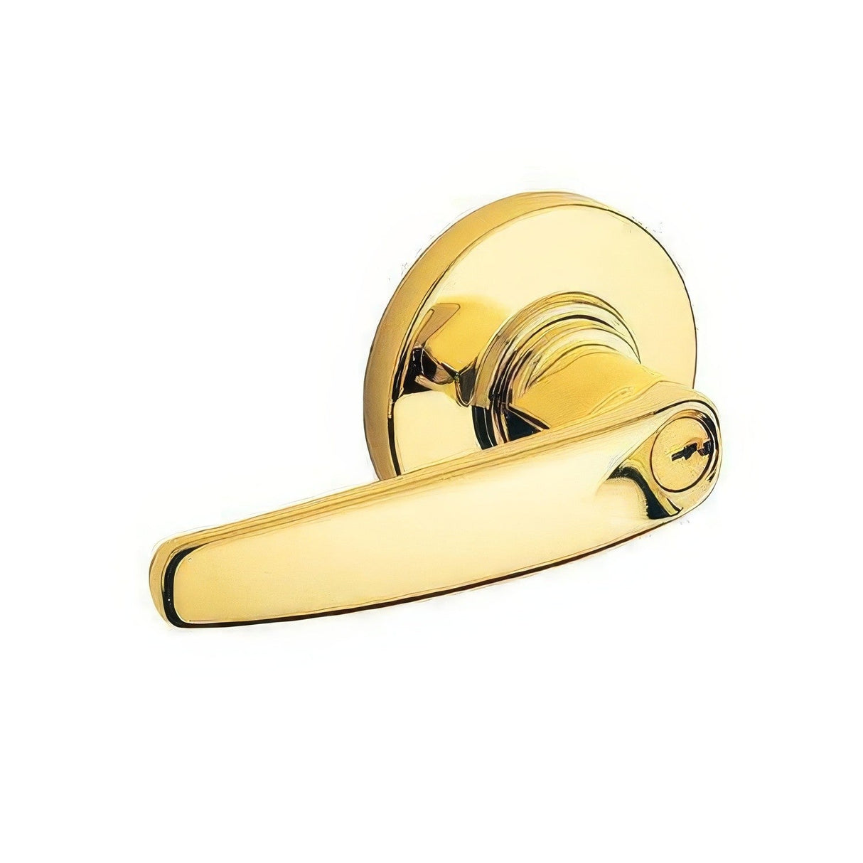 Schlage Commercial ND92LATH605 polished brass entrance lock, single cylinder