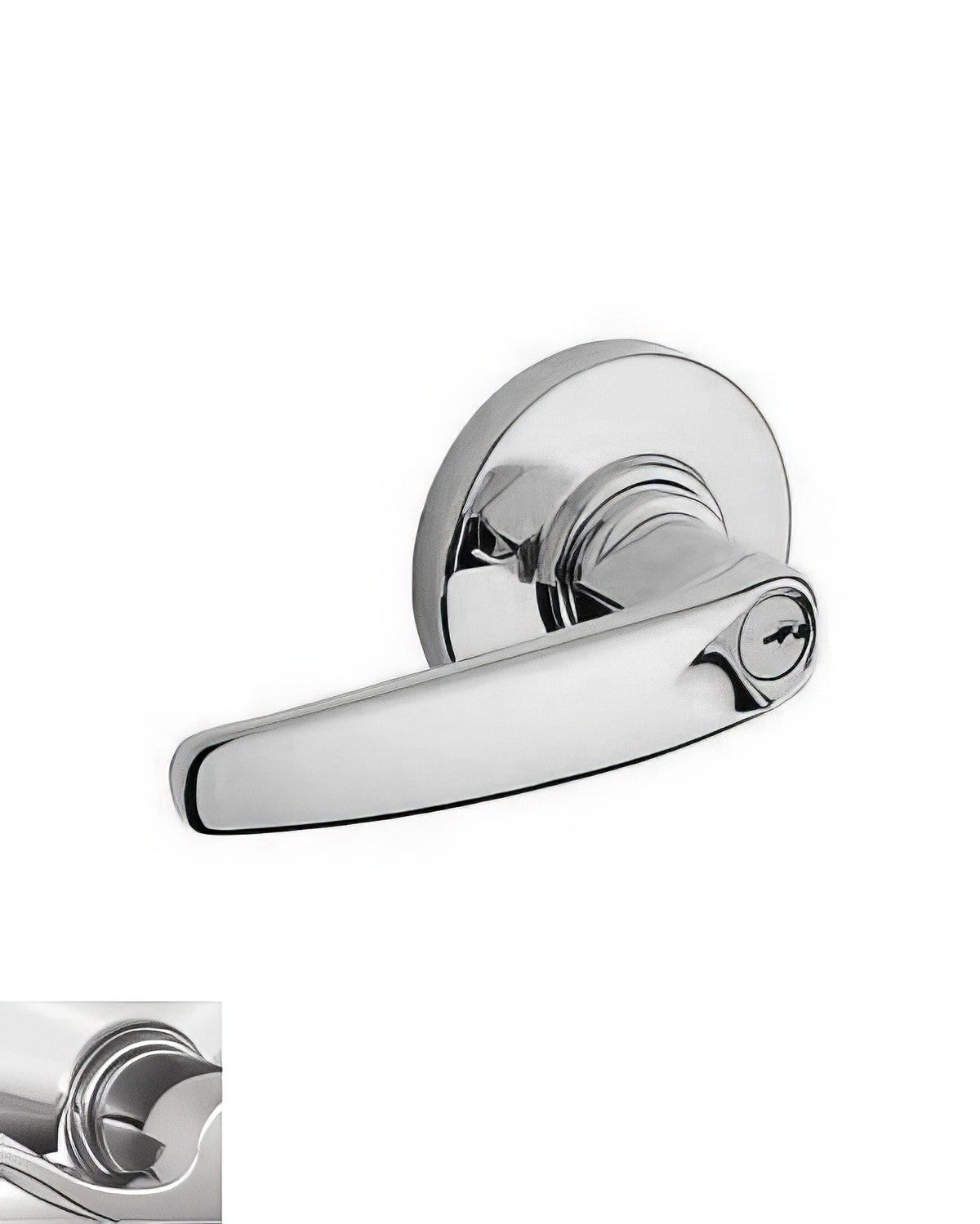 Schlage Commercial ND92LATH625 polished chrome entrance lock, single cylinder