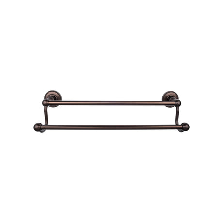 Top Knobs ED9ORBA TOP BATH (R) Edwardian Bath Double 26 1/2" Wall Mounted Towel Bar Oil Rubbed Bronze