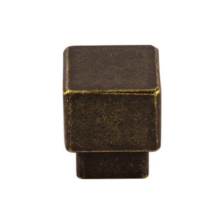 Top Knobs TK32GBZ Tapered 1" Length Square Knob German Bronze