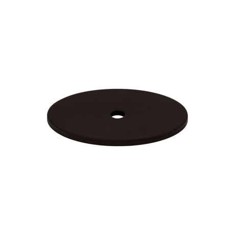 Top Knobs TK62ORB Oval Knob Backplate Oil Rubbed Bronze