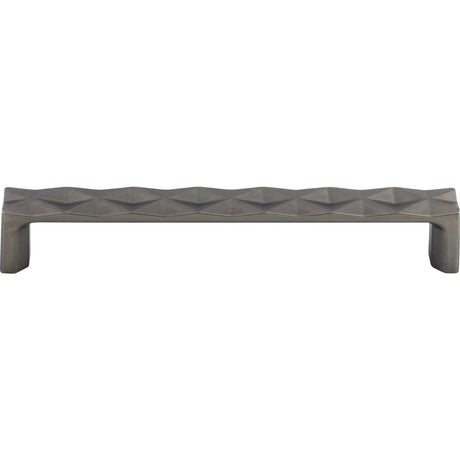 Top Knobs TK563AG Quilted 6 5/16" Center to Center Bar Pull Ash Gray