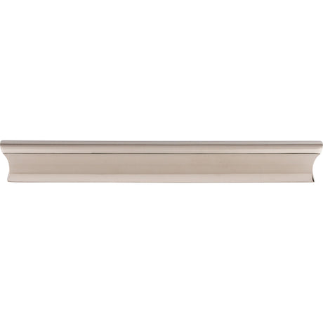 Top Knobs TK555PN Glacier 6" Center to Center Finger Pull Polished Nickel