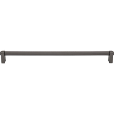 Top Knobs TK3215AG Lawrence 12" Center to Center Bar Pull Ash Gray