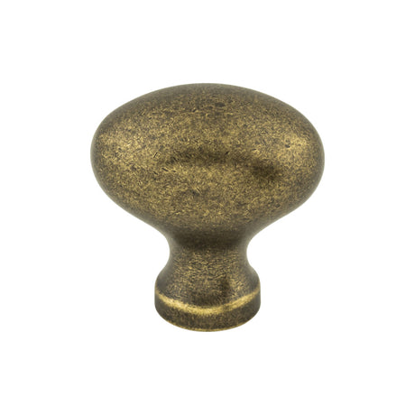 Top Knobs M204 Egg 1 1/4" Length Oval Knob German Bronze