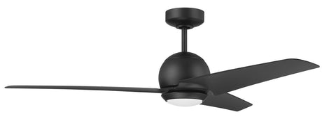 Craftmade NTE52FB3 52" Nate Ceiling Fan in Flat Black