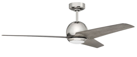 Craftmade NTE52PLN3 52" Nate Ceiling Fan in Polished Nickel