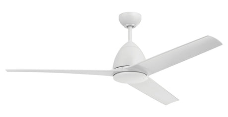 Craftmade NTO54W3 white ceiling fan blades included