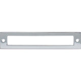 Top Knobs TK925PC Hollin 5 1/16" Center to Center Pull Backplate Polished Chrome