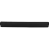 Top Knobs TK1043BLK Minetta 6 5/16" Center to Center Finger Pull Flat Black