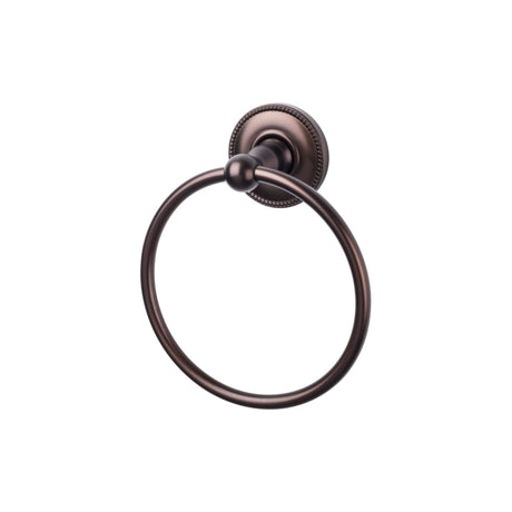 Top Knobs ED5ORBA TOP BATH (R) Edwardian Bath Towel Ring Oil Rubbed Bronze