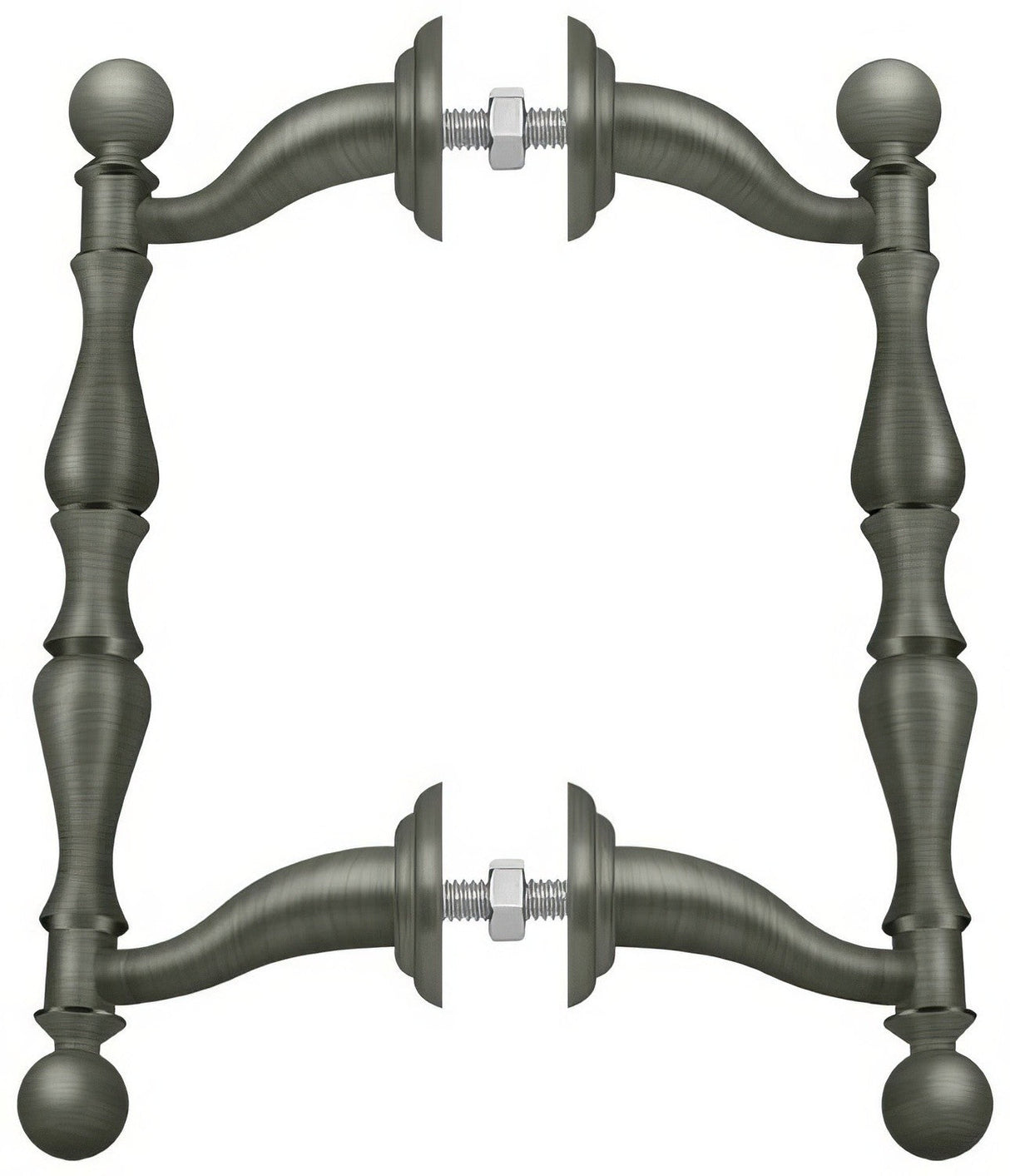 Deltana OHP620U15A door pull in satin stainless, additional view