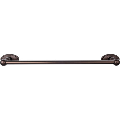 Top Knobs ED6ORBC TOP BATH (R) Edwardian Bath Single 20 1/2" Wall Mounted Towel Bar Oil Rubbed Bronze