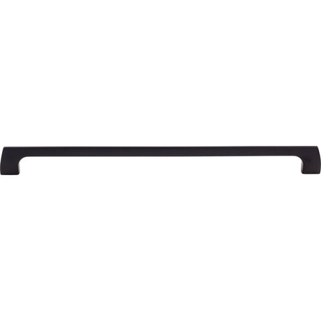 Top Knobs TK547BLK Holland 12" Center to Center Bar Pull Flat Black