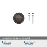 Amerock TEN1586ORB included mounting hardware