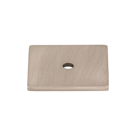 Top Knobs TK95BSN Square Knob Backplate Brushed Satin Nickel