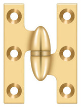 Deltana OK2015CR003-R olive knuckle hinge in satin nickel, additional view