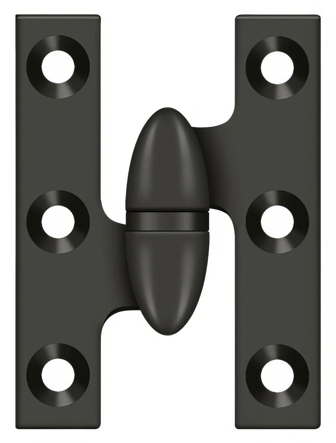 Deltana OK2015U10B-L oil rubbed bronze olive knuckle hinge