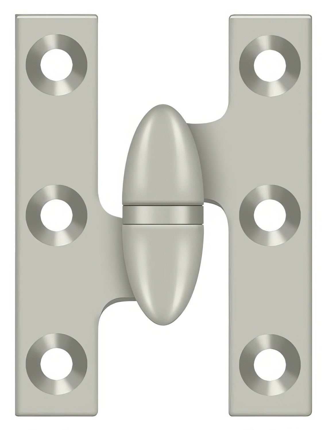Deltana OK2015U15-L satin nickel olive knuckle hinge