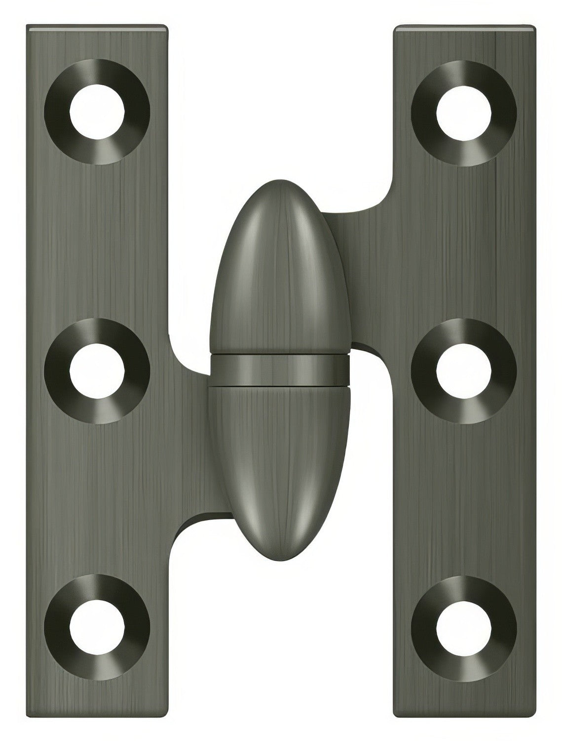 Deltana OK2015U15A-L antique nickel olive knuckle hinge