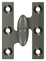 Deltana OK2015U15A-L antique nickel olive knuckle hinge