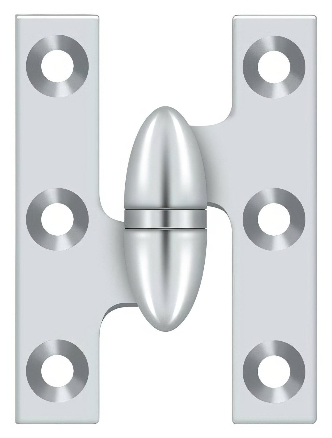Deltana OK2015U26-L chrome olive knuckle hinge