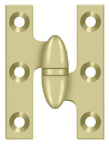 Deltana OK2015U3UNL-R unlaquered olive knuckle hinge