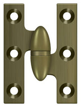 Deltana OK2015U5-R antique brass olive knuckle hinge