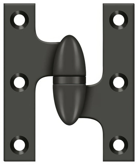 Deltana OK2520U10B-R olive knuckle hinge, additional view