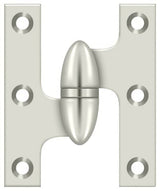 Deltana OK2520U14-L polished nickel olive knuckle hinge