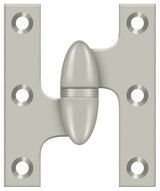 Deltana OK2520U15-L satin nickel olive knuckle hinge