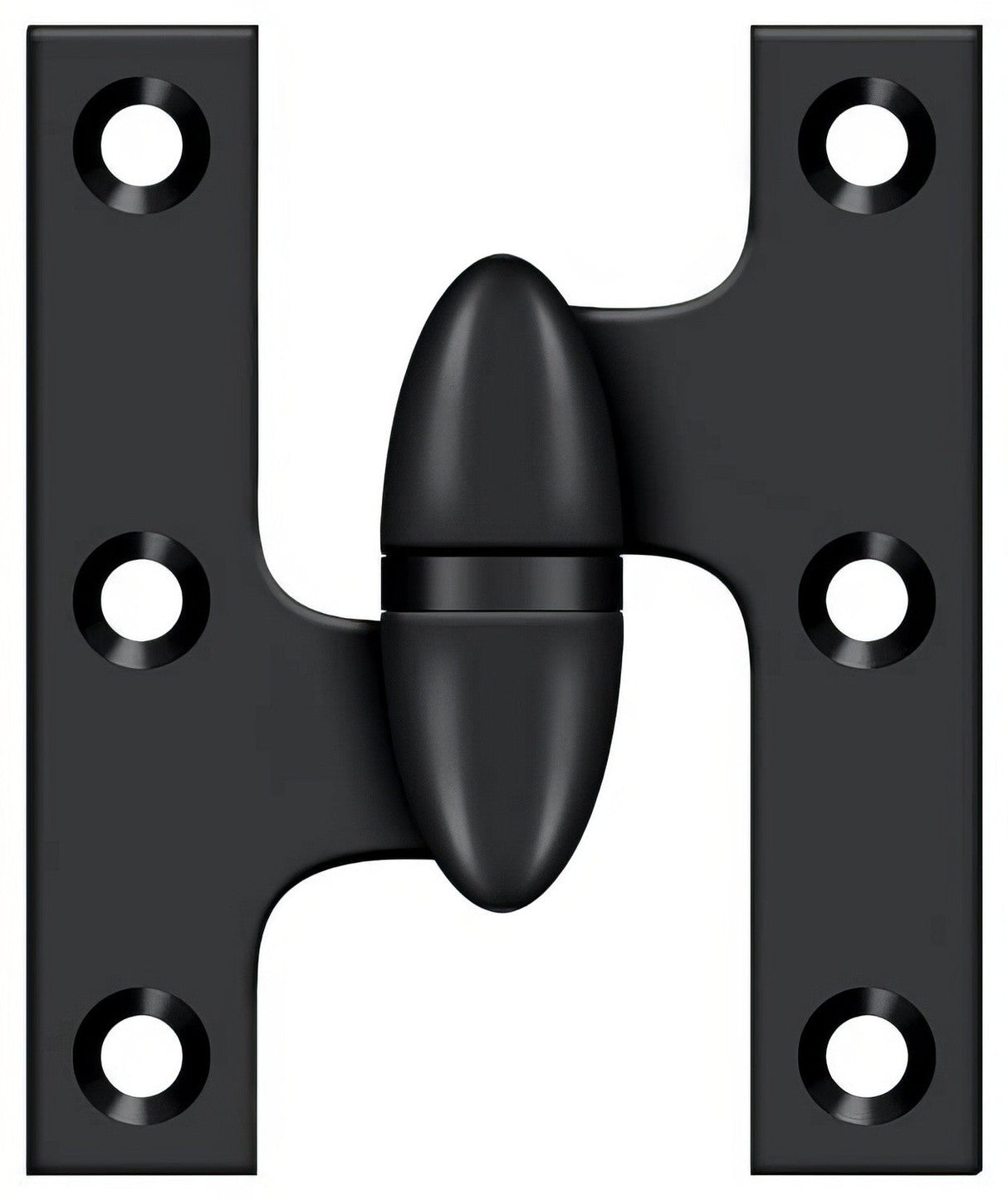Deltana OK2520U19-L paint black olive knuckle hinge