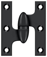 Deltana OK2520U19-L paint black olive knuckle hinge