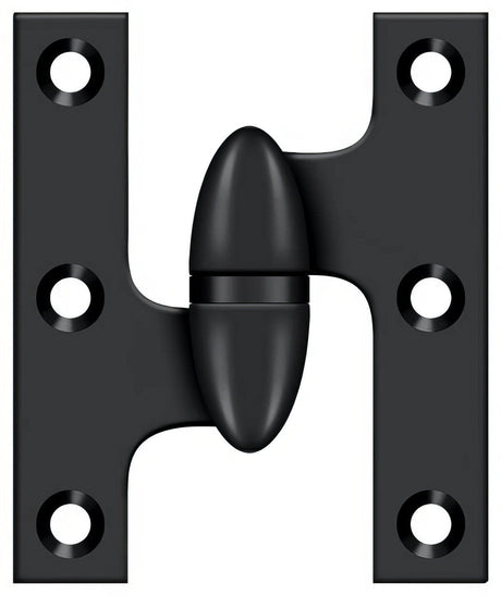 Deltana OK2520U19-L paint black olive knuckle hinge