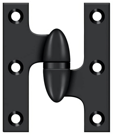 Deltana OK2520U19-R paint black olive knuckle hinge