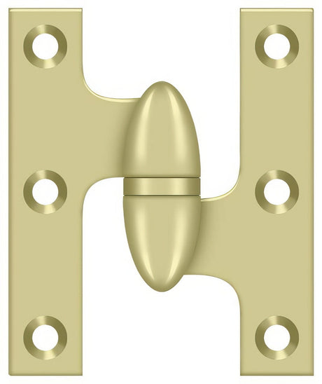 Deltana OK2520U3UNL-R olive knuckle hinge, additional view
