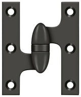 Deltana OK5032B10B-L olive knuckle hinge in satin stainless, additional view