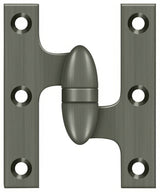 Deltana OK5032B15A-R antique nickel olive knuckle hinge