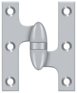 Deltana OK5032B26D-R brushed chrome olive knuckle hinge