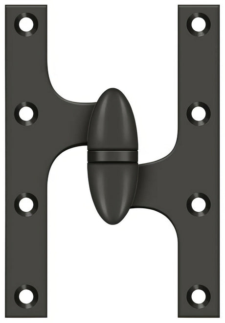 Deltana OK6040B10B-R oil rubbed bronze olive knuckle hinge