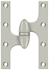 Deltana OK6040B15-L satin nickel olive knuckle hinge