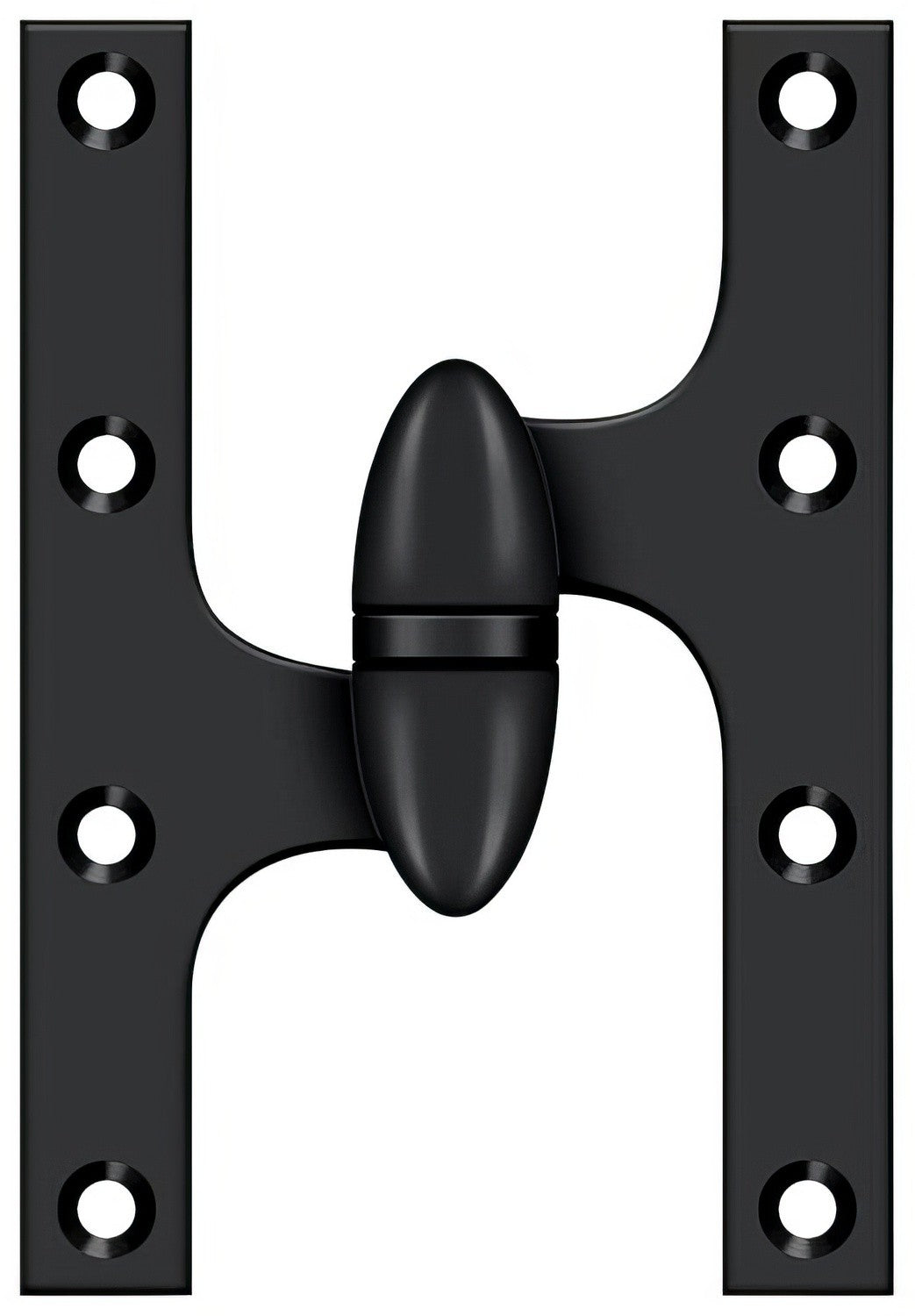 Deltana OK6040B19-L paint black olive knuckle hinge