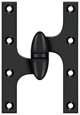 Deltana OK6040B19-L paint black olive knuckle hinge