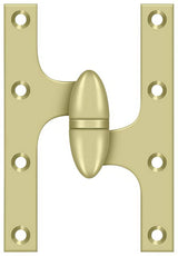 Deltana OK6040B3UNL-R unlaquered olive knuckle hinge